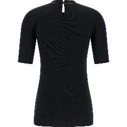 Black Cotton Cardigan