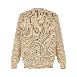 Beige Cotton Cardigan