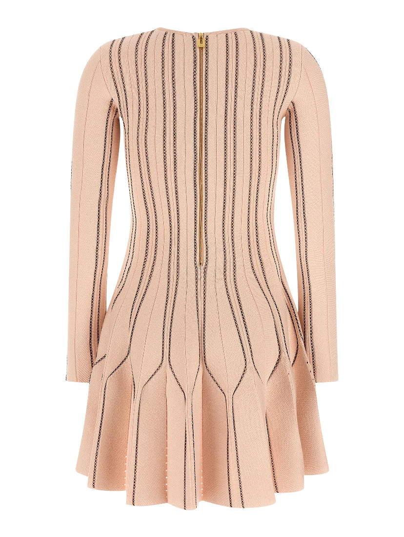 Multicolor Viscose Short Dress