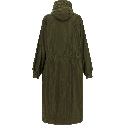 Bicolor Recycled Polyamide Coat