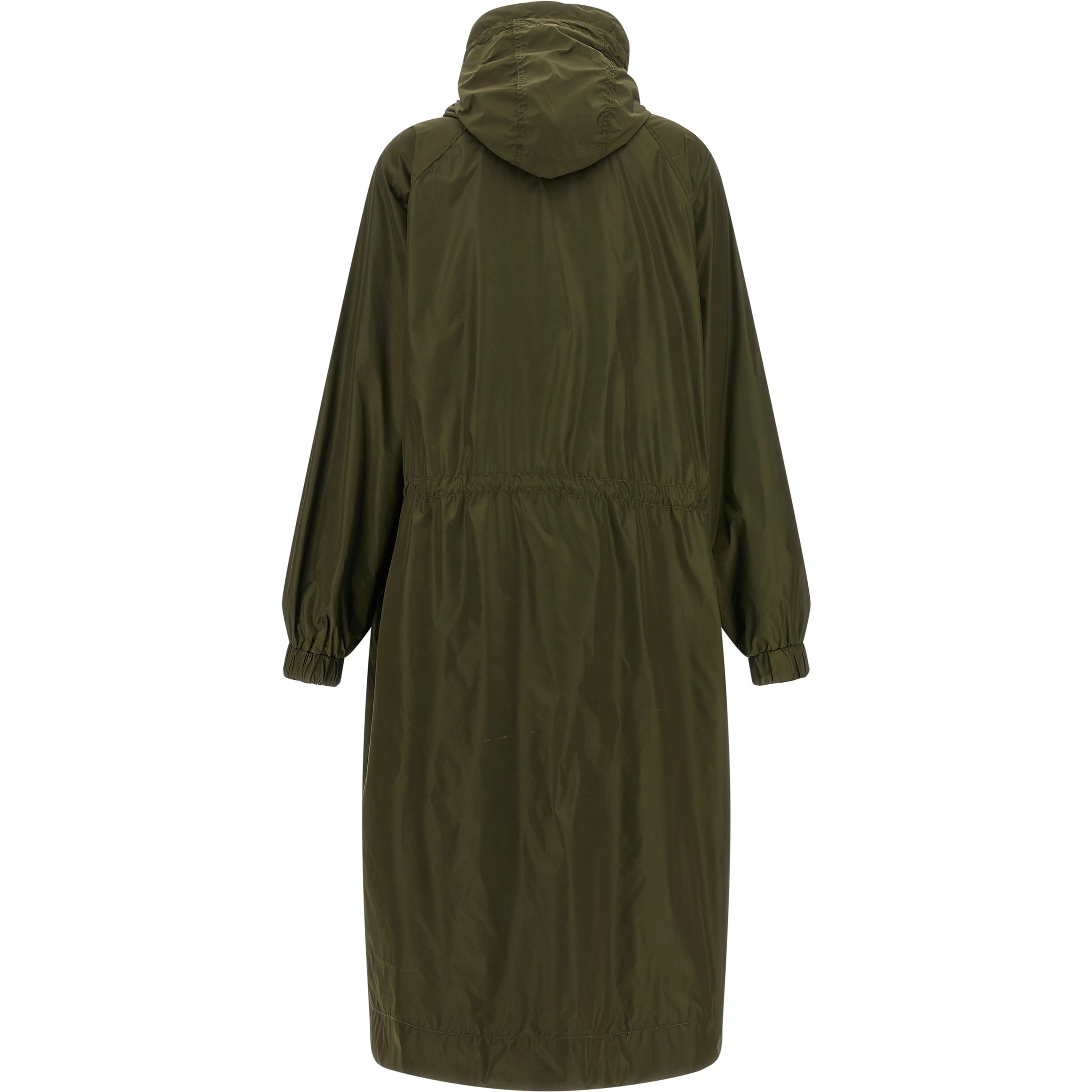 Bicolor Recycled Polyamide Coat