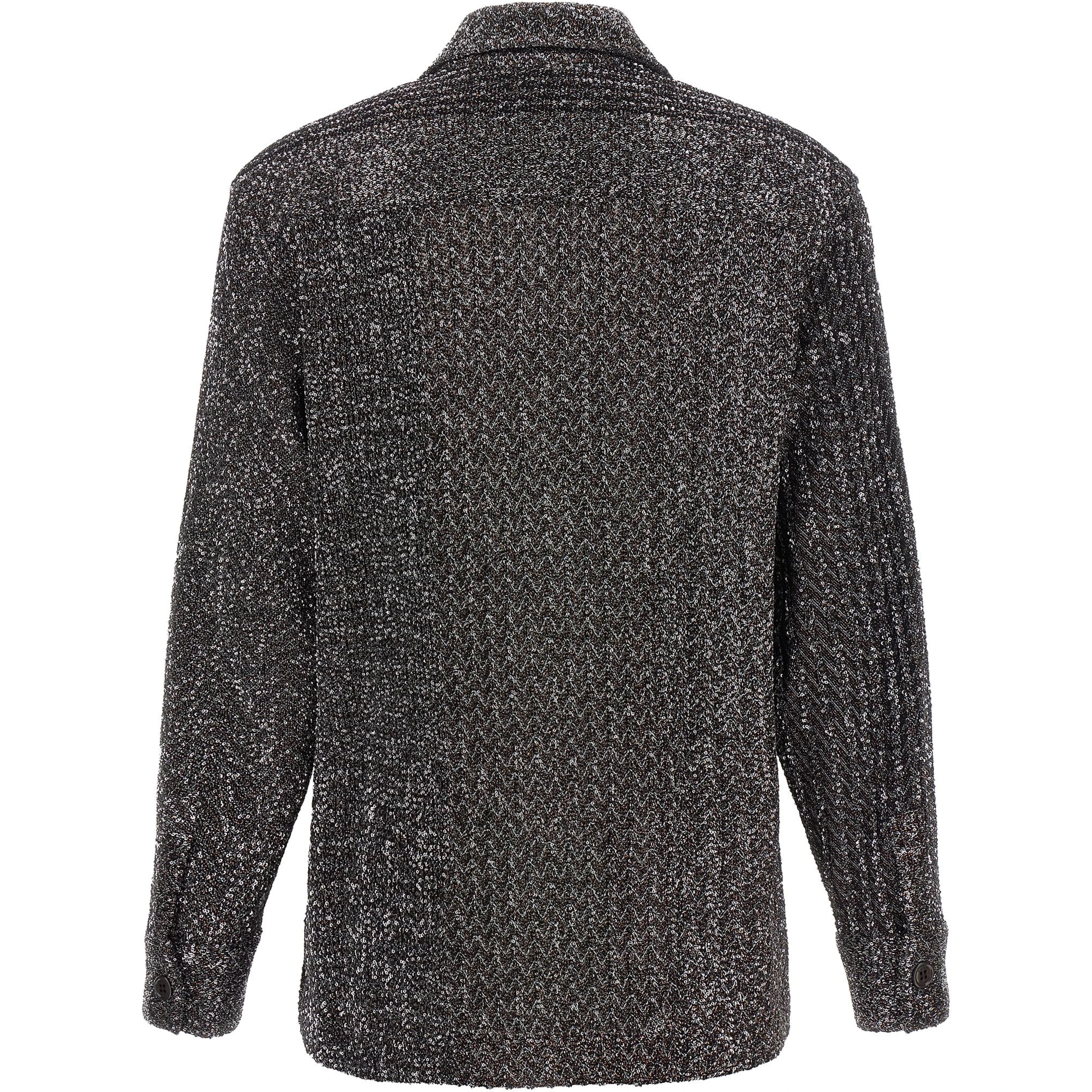 Gray Polyamide Blouse