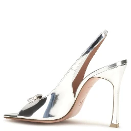 Silver Calf Leather Bos Taurus Sandals
