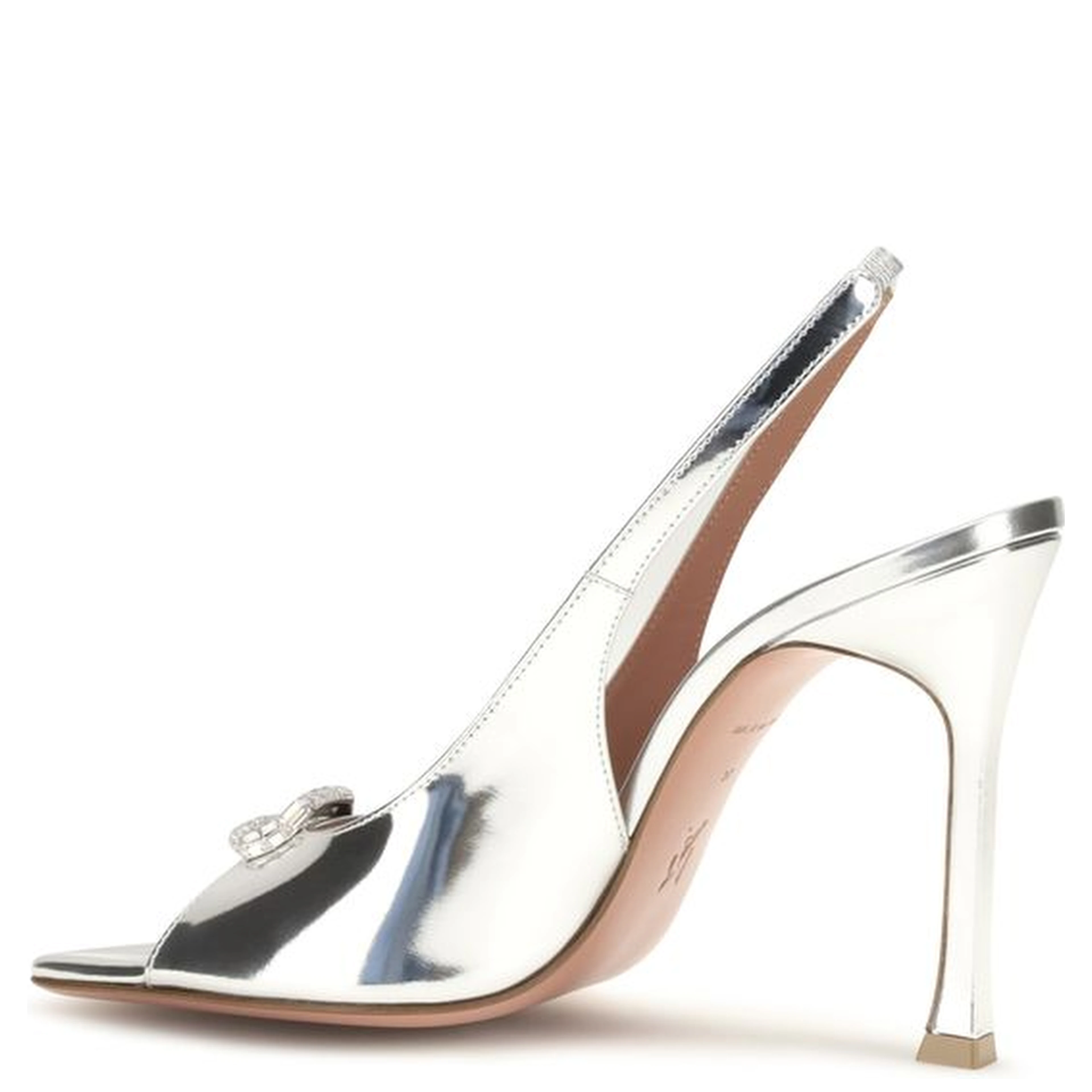 Silver Calf Leather Bos Taurus Sandals