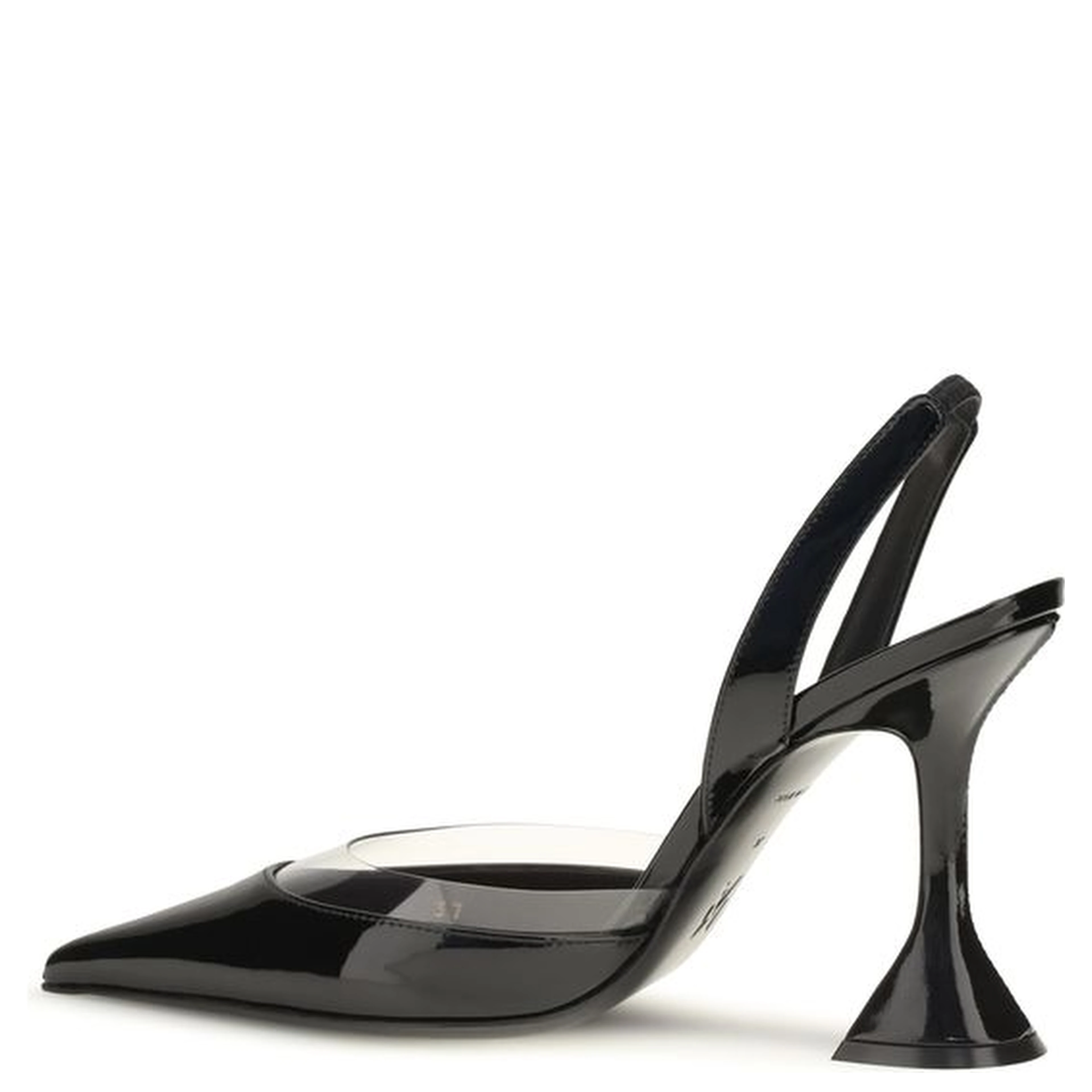 Black Calf Leather Bos Taurus High Heel Pumps