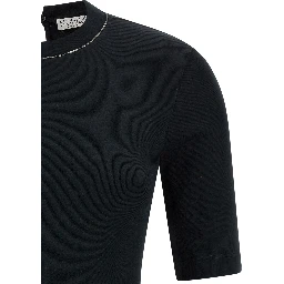 Black Cotton Cardigan