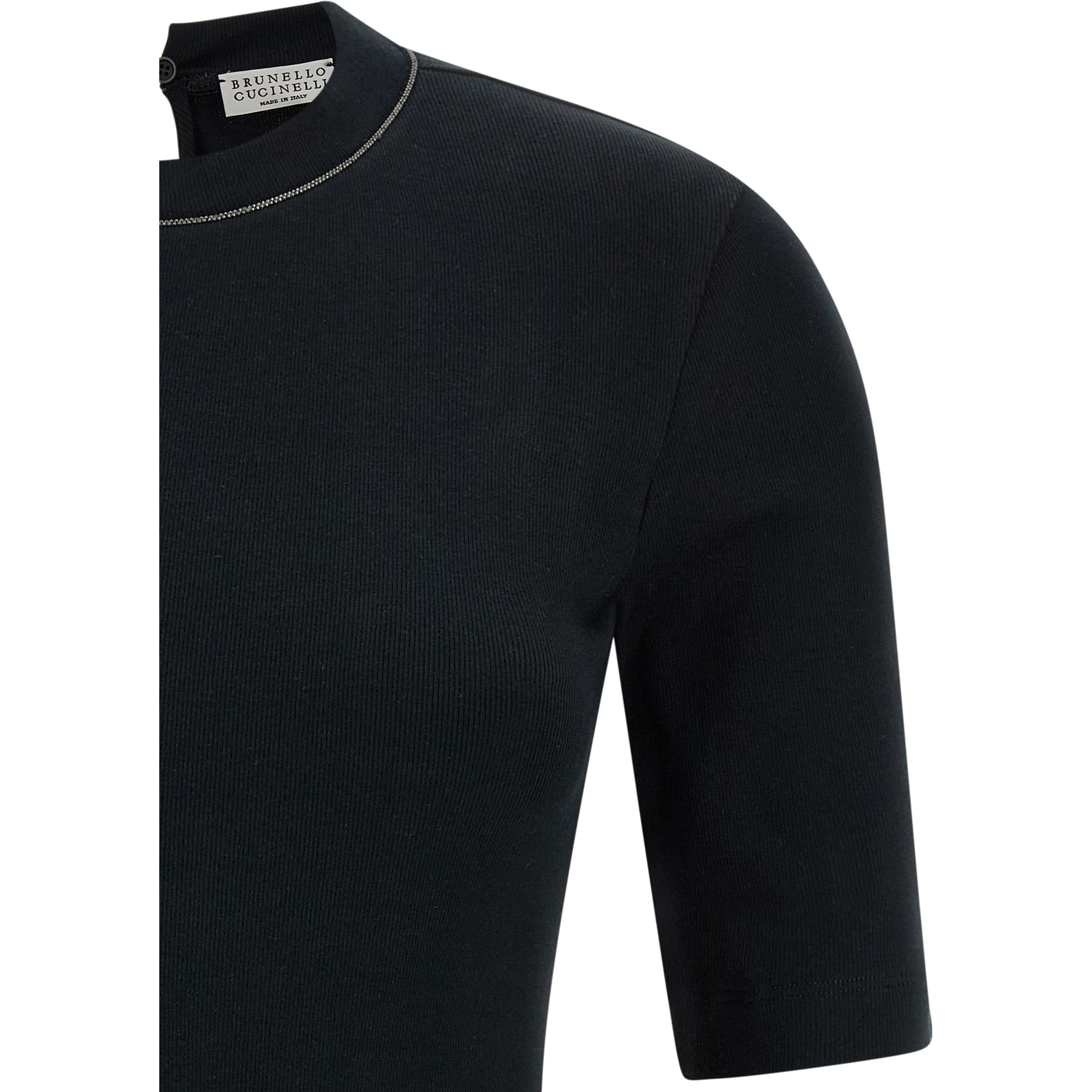 Black Cotton Cardigan