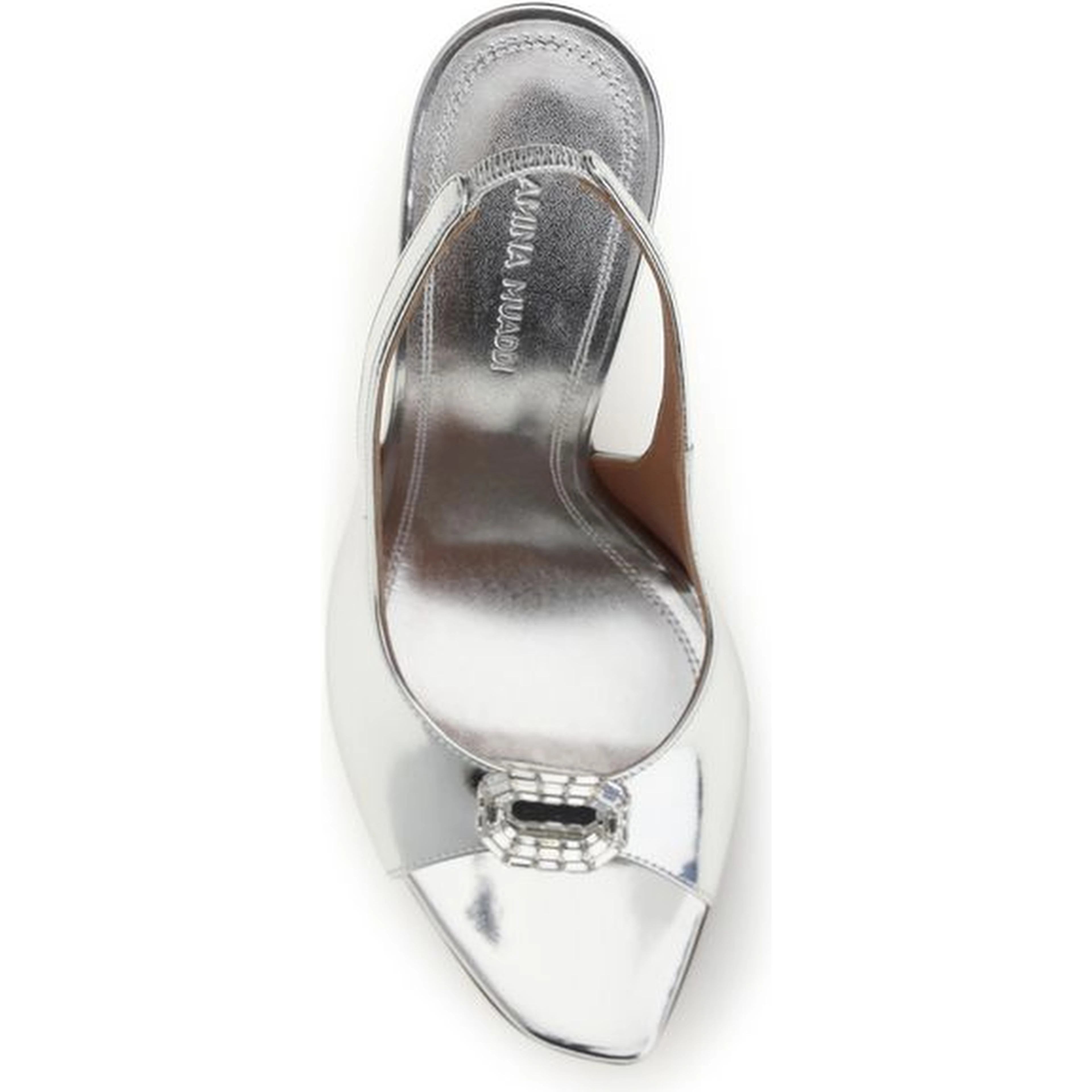 Silver Calf Leather Bos Taurus Sandals