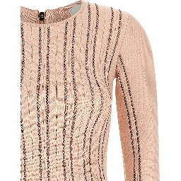 Multicolor Viscose Short Dress