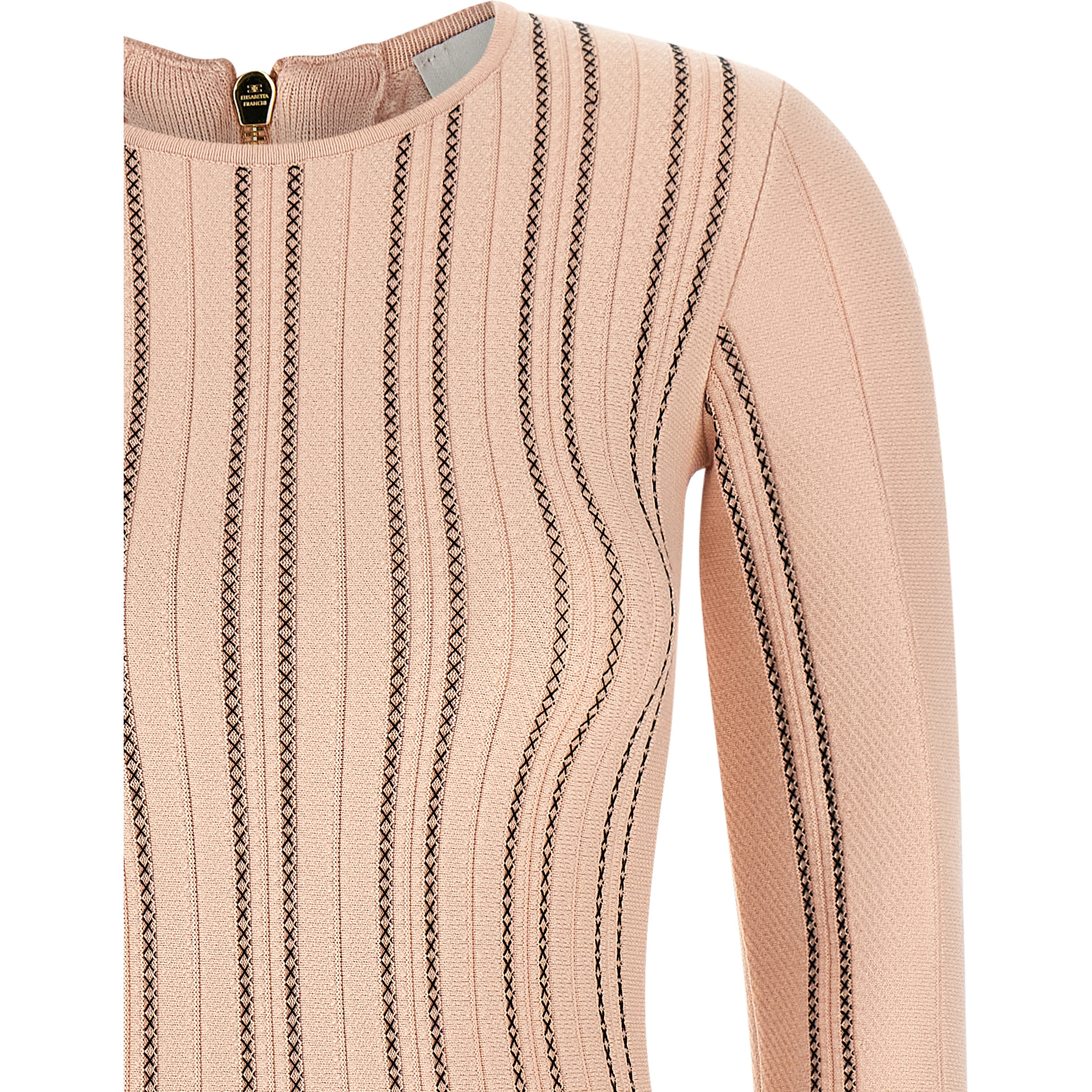 Multicolor Viscose Short Dress