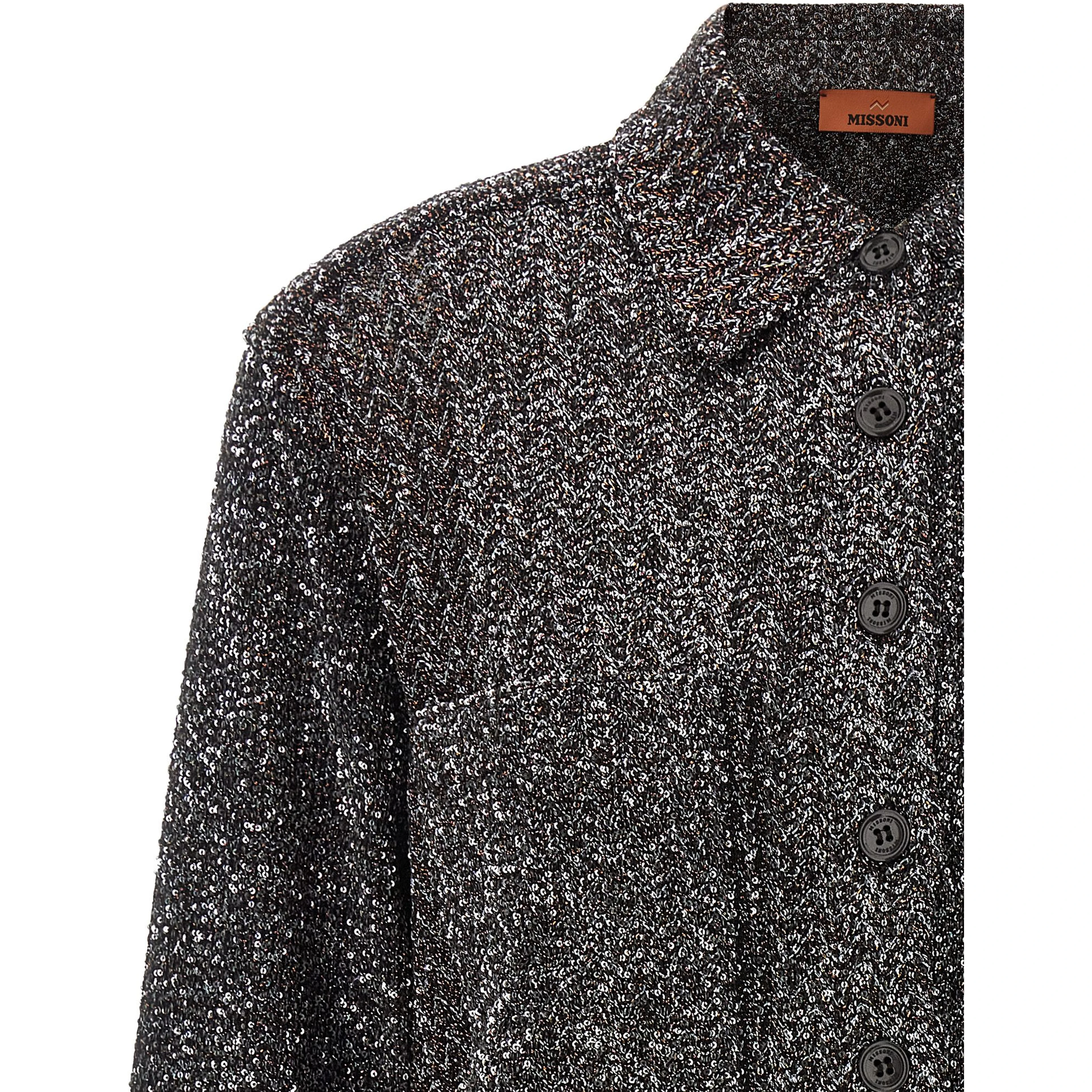 Gray Polyamide Blouse