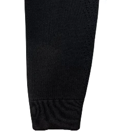 Black Polyester Men Jacket