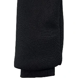Black Polyester Men Jacket
