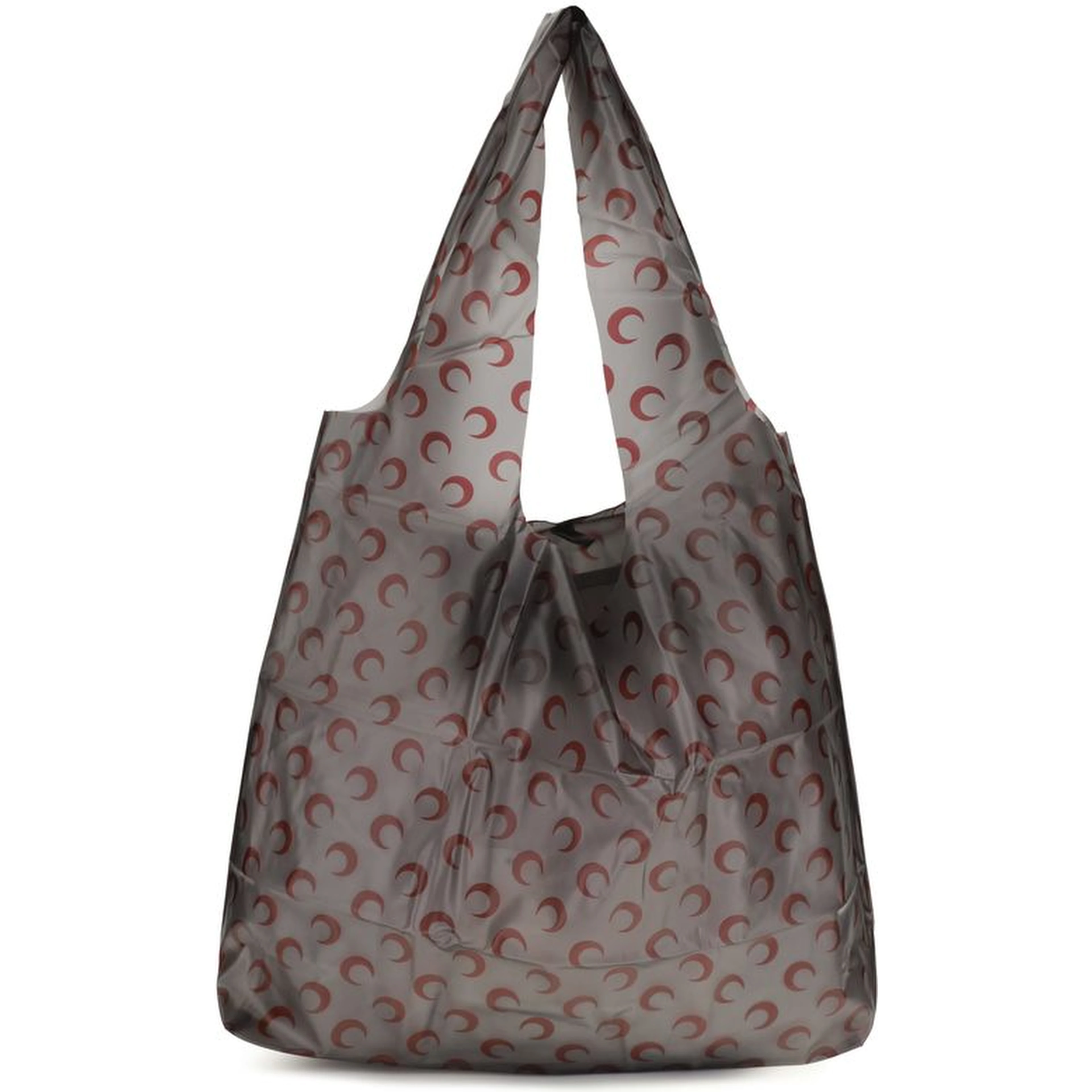 Black Polyurethane Shoulder Bag