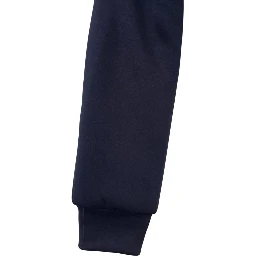 Blue Polyester Men Jacket