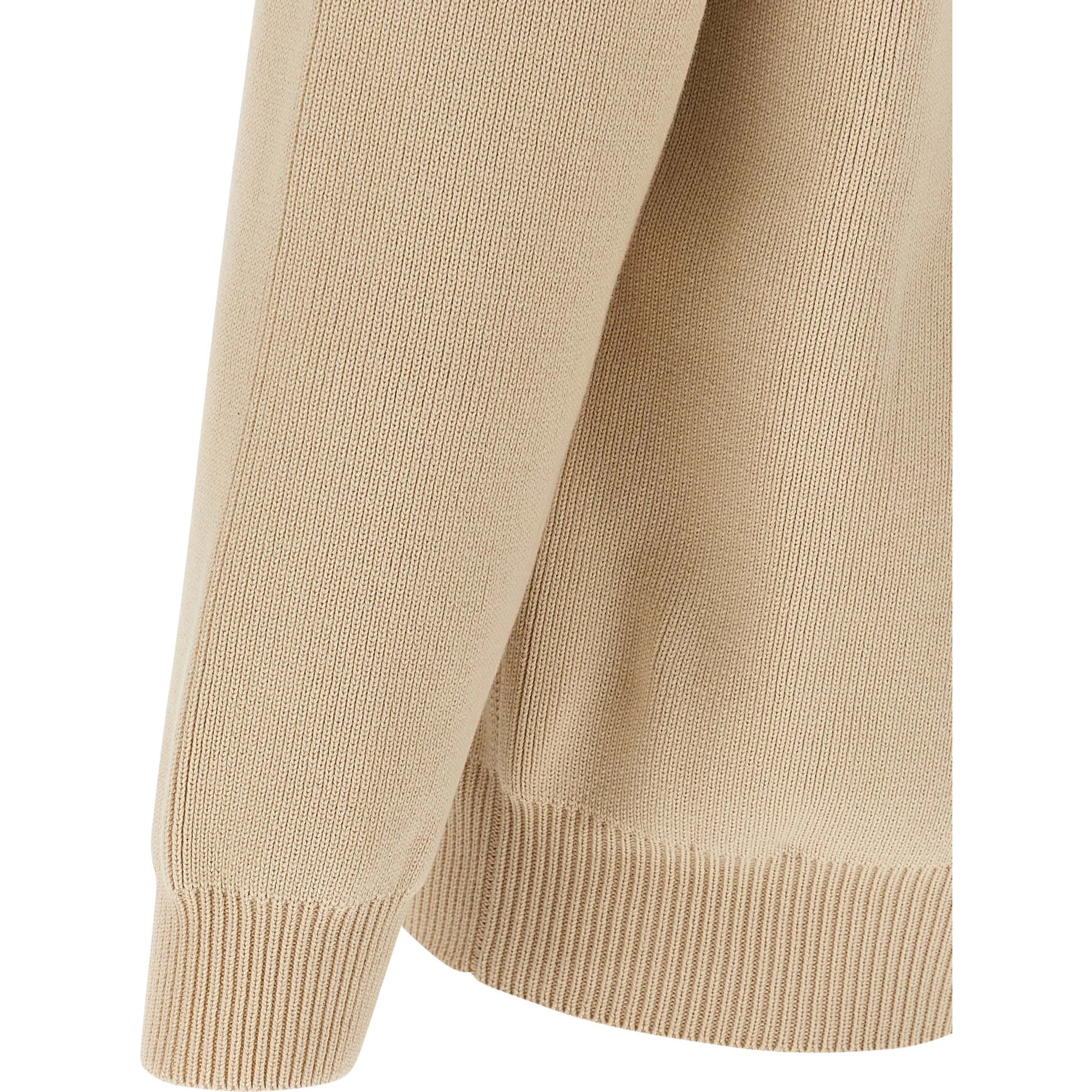 Beige Cotton Cardigan