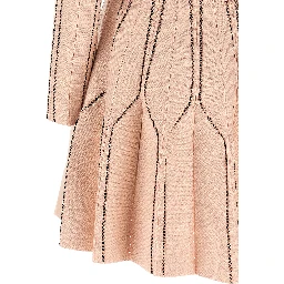 Multicolor Viscose Short Dress