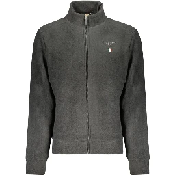 Black Polyester Mens Sweatshirt