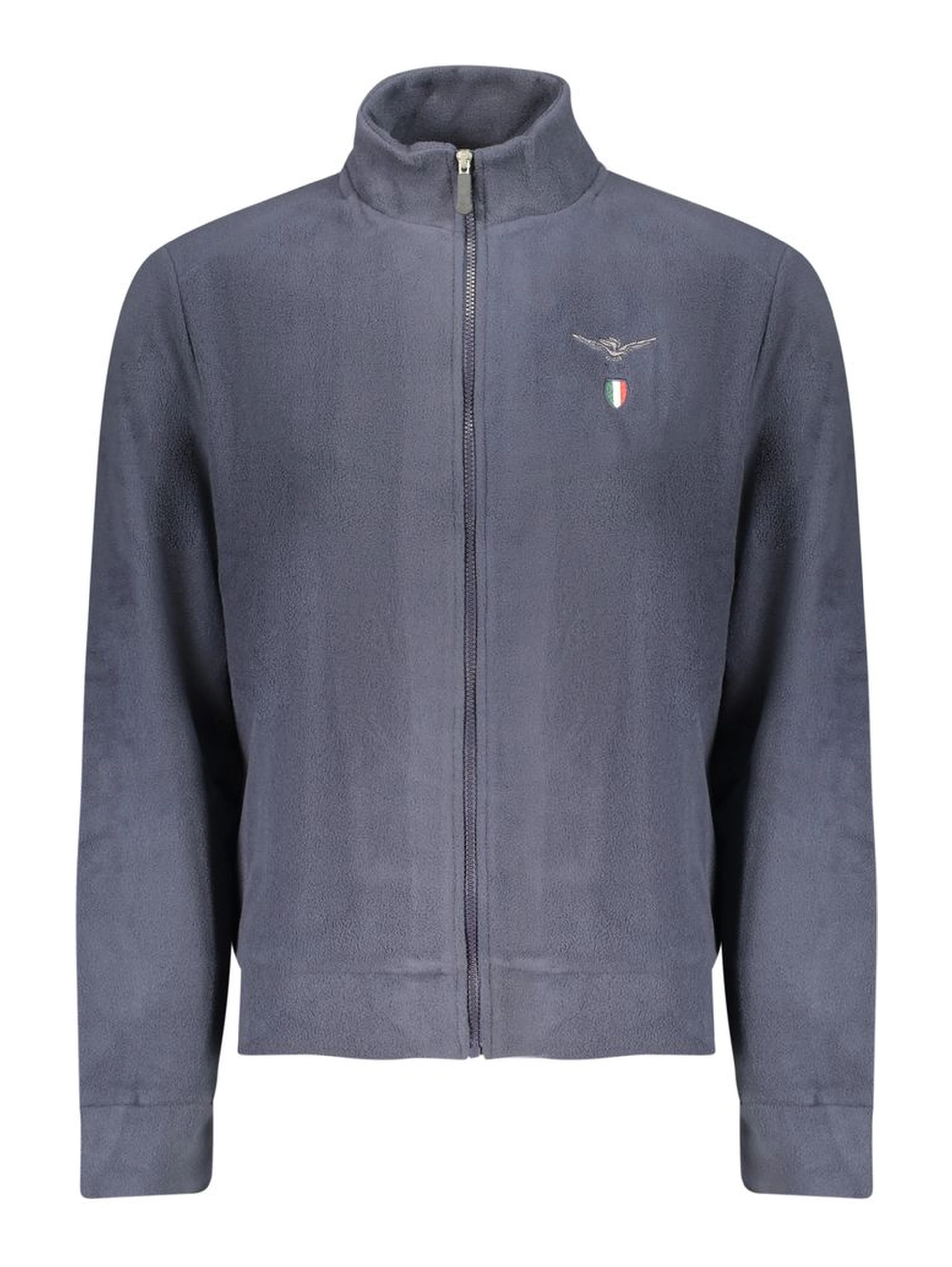 Blue Polyester Men's Sweatshirt