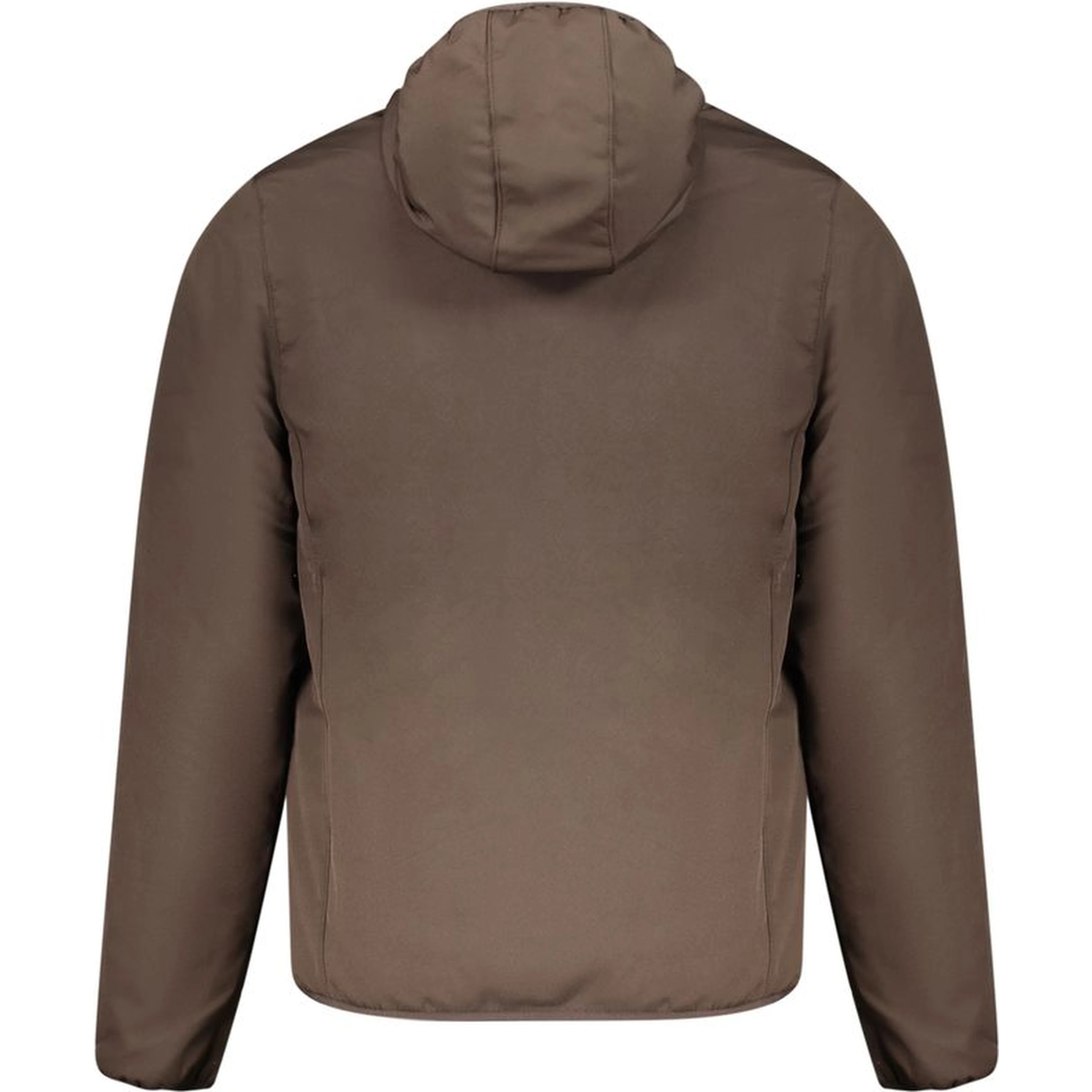 Brown Polyester Shell Jacket