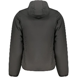 Black Polyester Shell Jacket