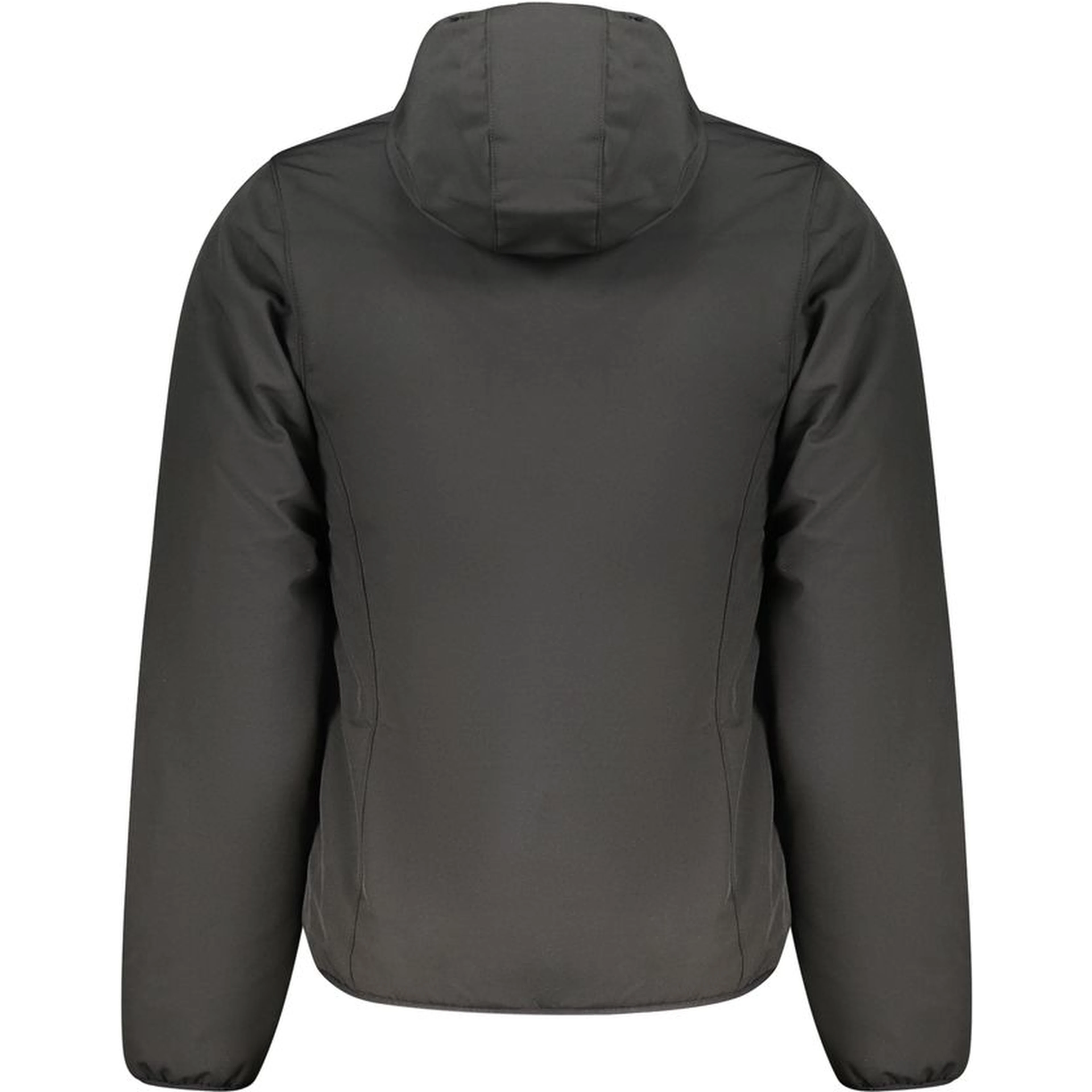 Black Polyester Shell Jacket
