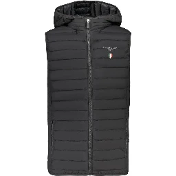 Black Polyester Men's Jacket