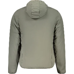 Green Polyester Shell Jacket