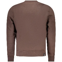 Brown Cotton Sweatshirt