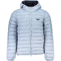 Azzurro Polyamide Men's Jacket