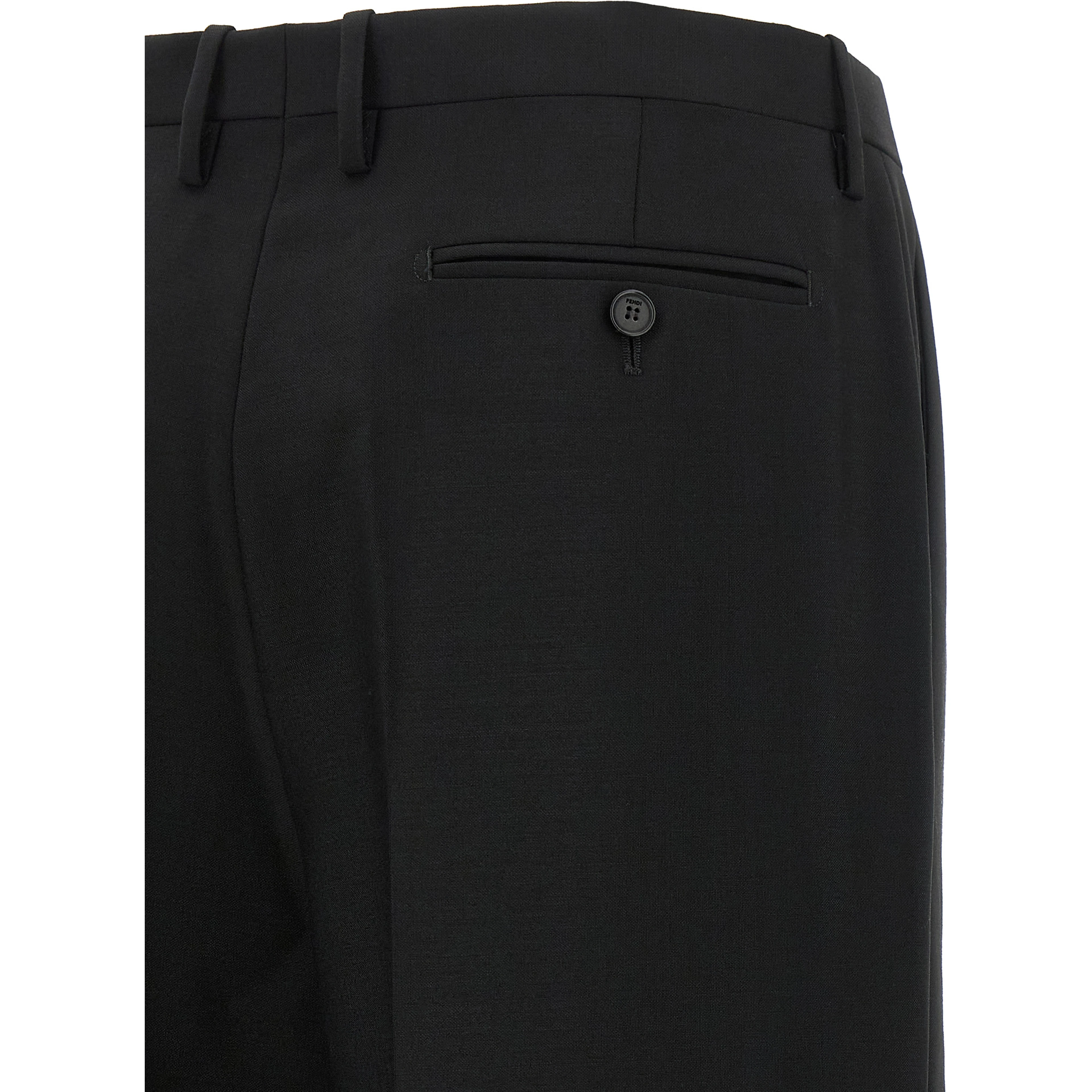 Black Mohair Dress Pants