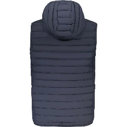 Blue Polyester Men's Jacket