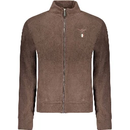 Brown Polyester Men's Sweatshirt