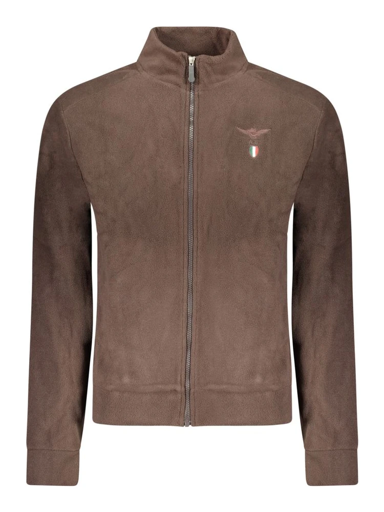 Brown Polyester Men's Sweatshirt