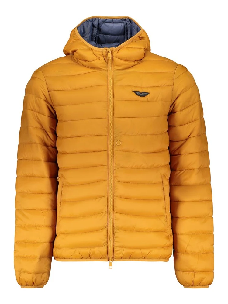 Orange Polyamide Men's Jacket