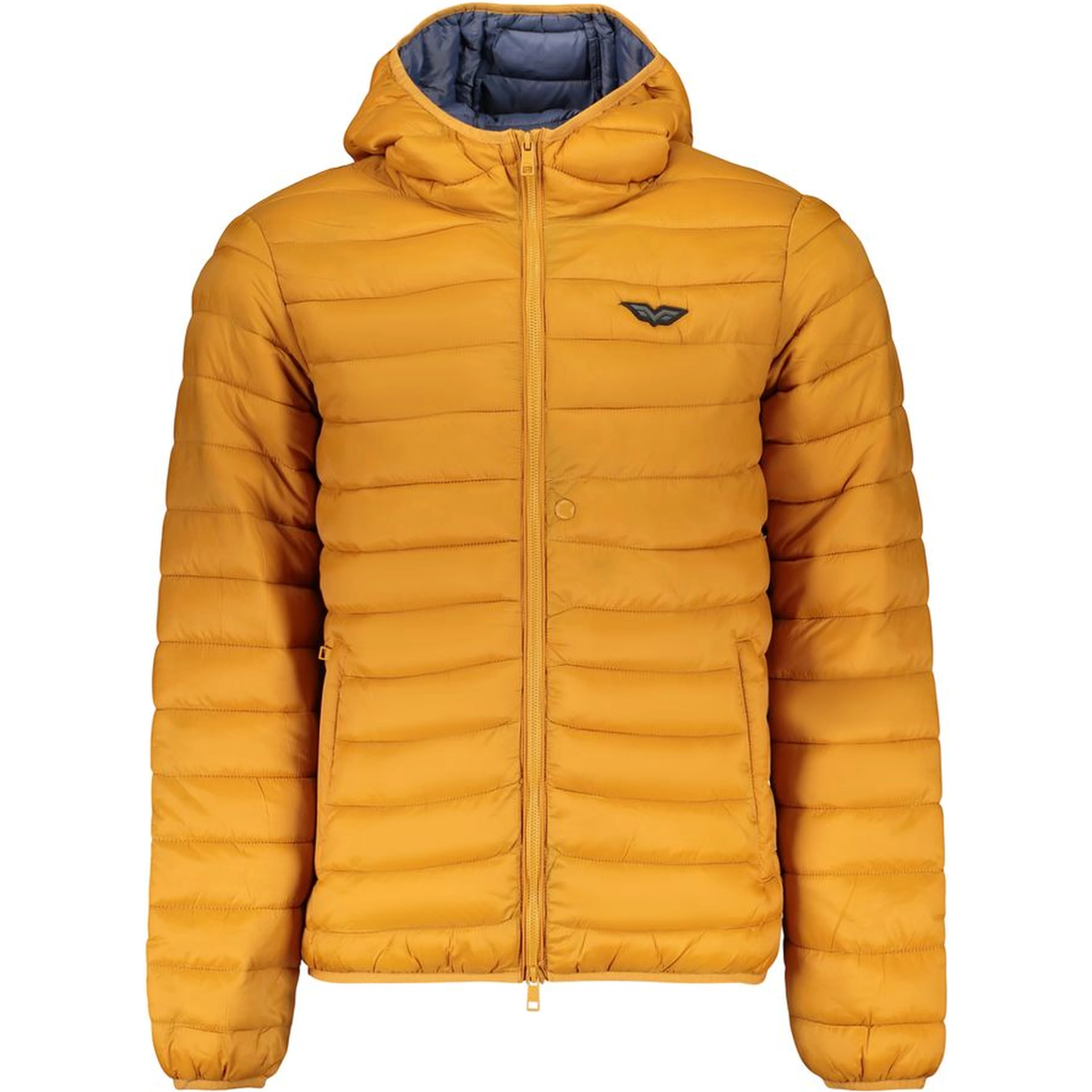 Orange Polyamide Men's Jacket