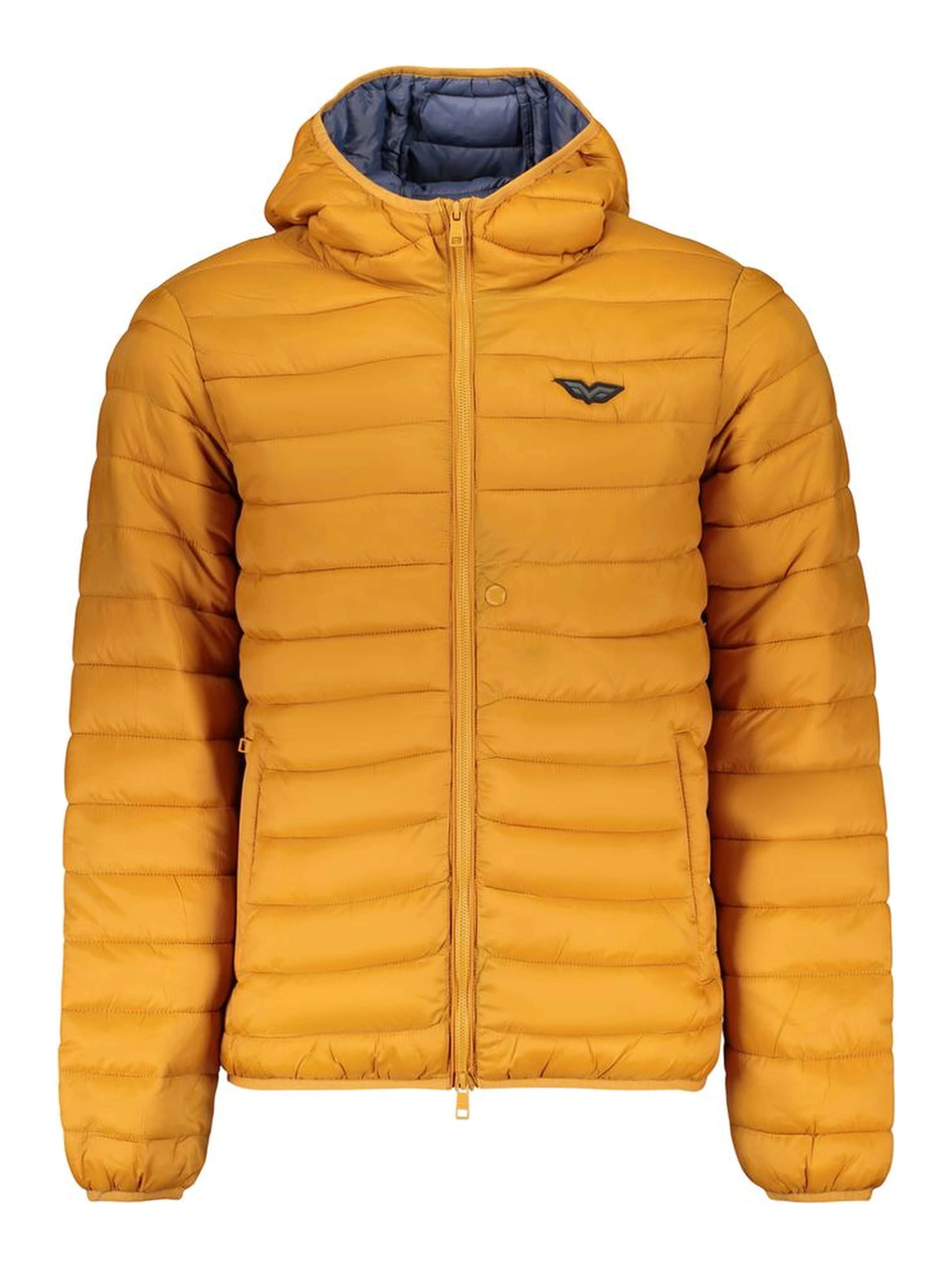 Orange Polyamide Men's Jacket