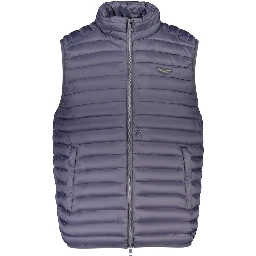 Blue Polyamide Men's Jacket