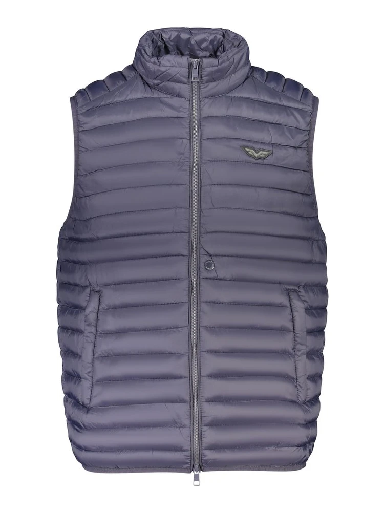 Blue Polyamide Men's Jacket