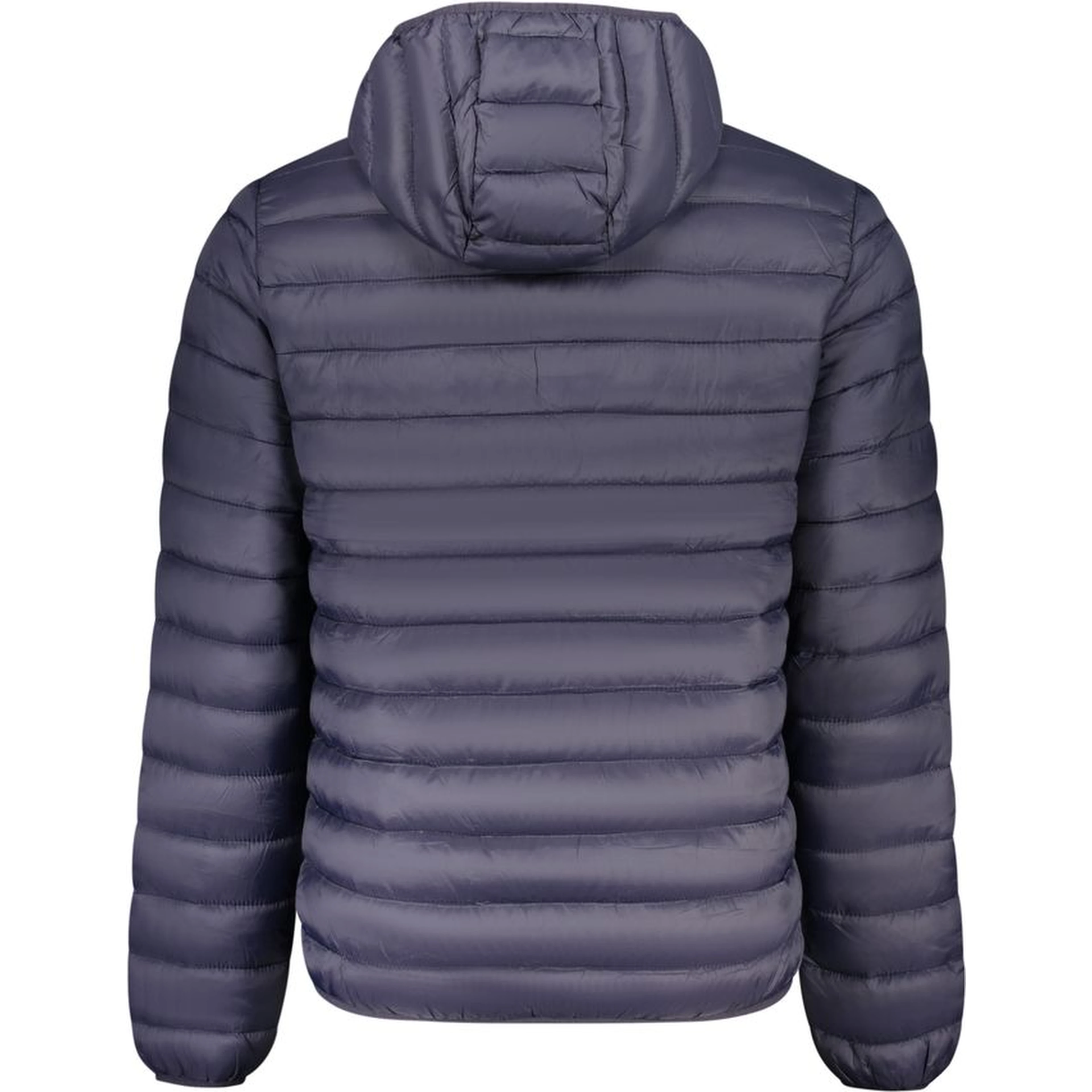 Blue Polyamide Full-Length Jacket