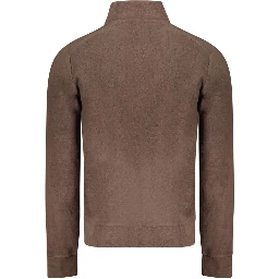 Brown Polyester Men's Sweatshirt