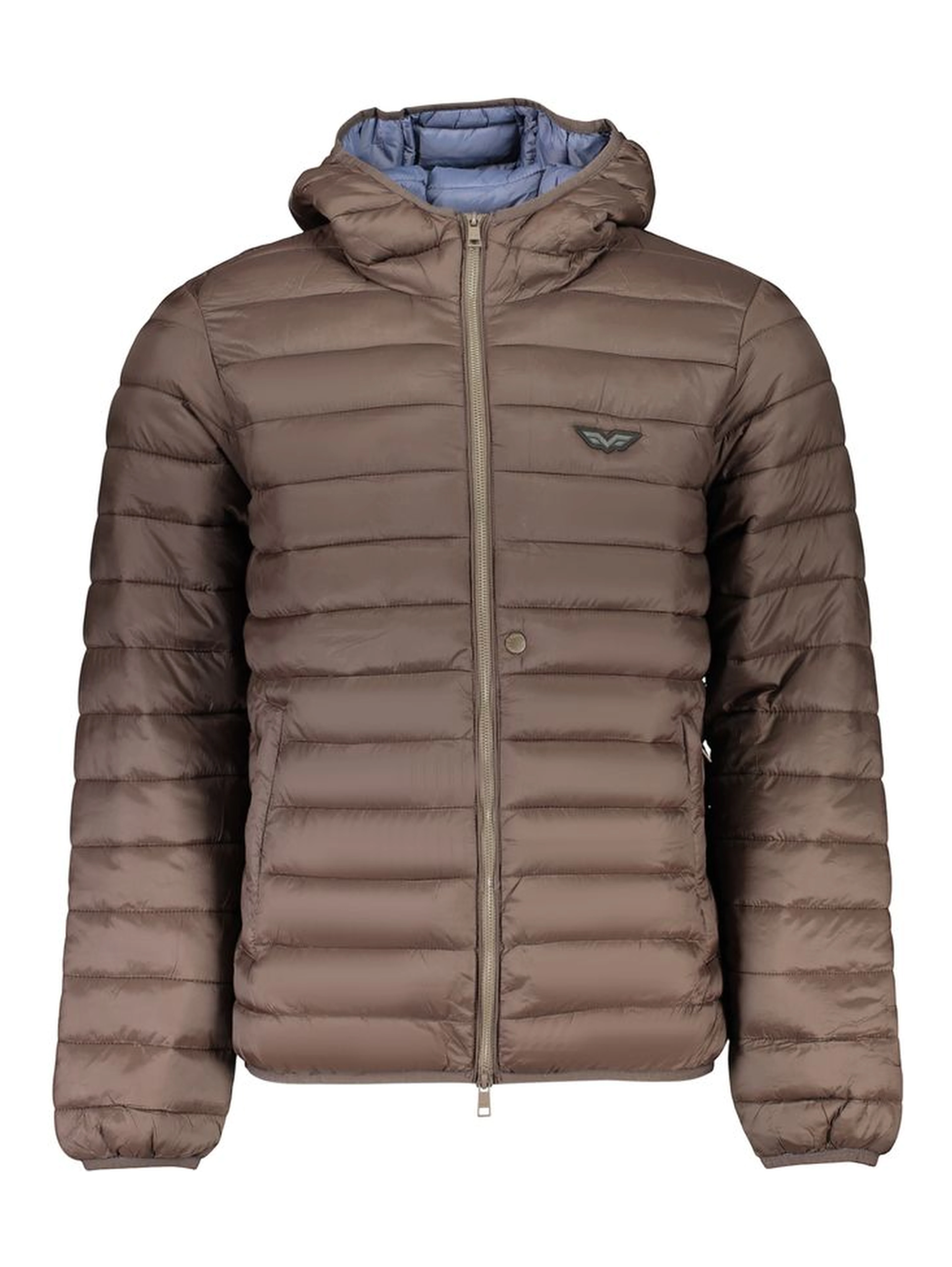 Brown Polyamide Men's Jacket