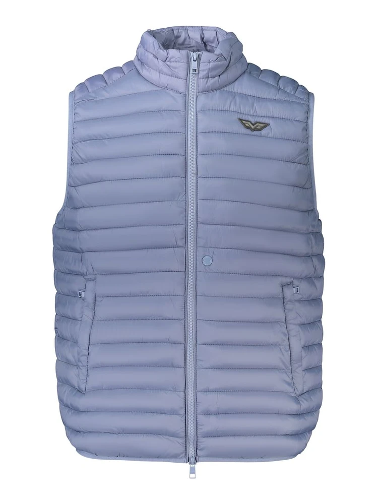 Blue Polyamide Men's Jacket