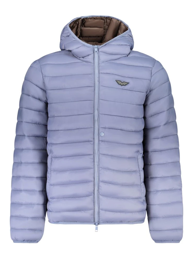 Blue Polyamide Men's Jacket