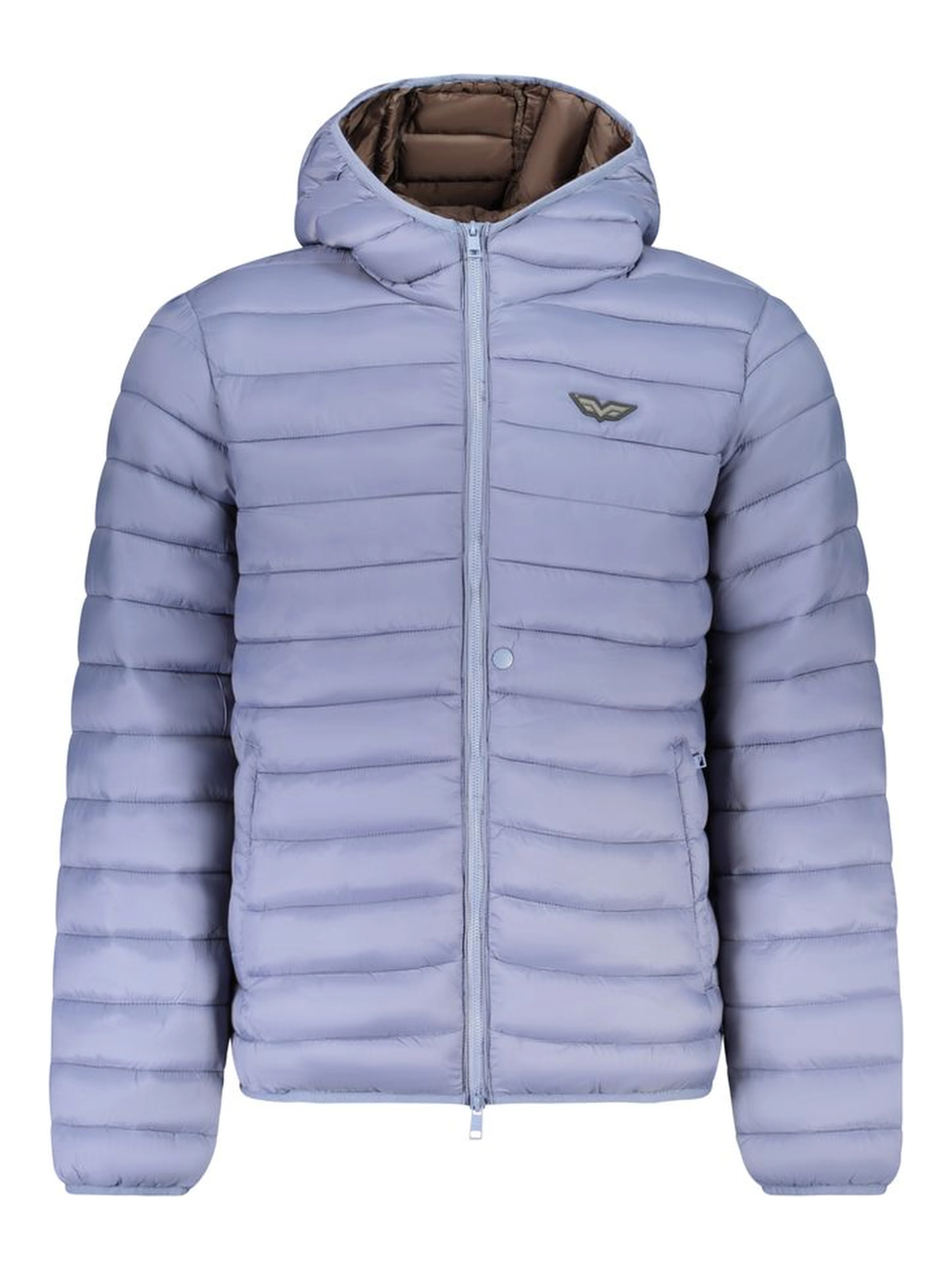 Blue Polyamide Men's Jacket
