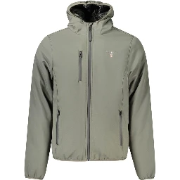 Verde Poliestere Uomo Giubbotto