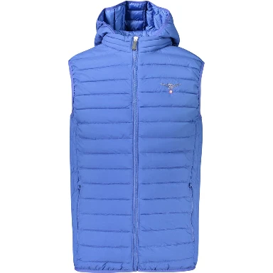 Blue Polyester Men's Jacket