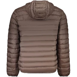 Brown Polyamide Men's Jacket