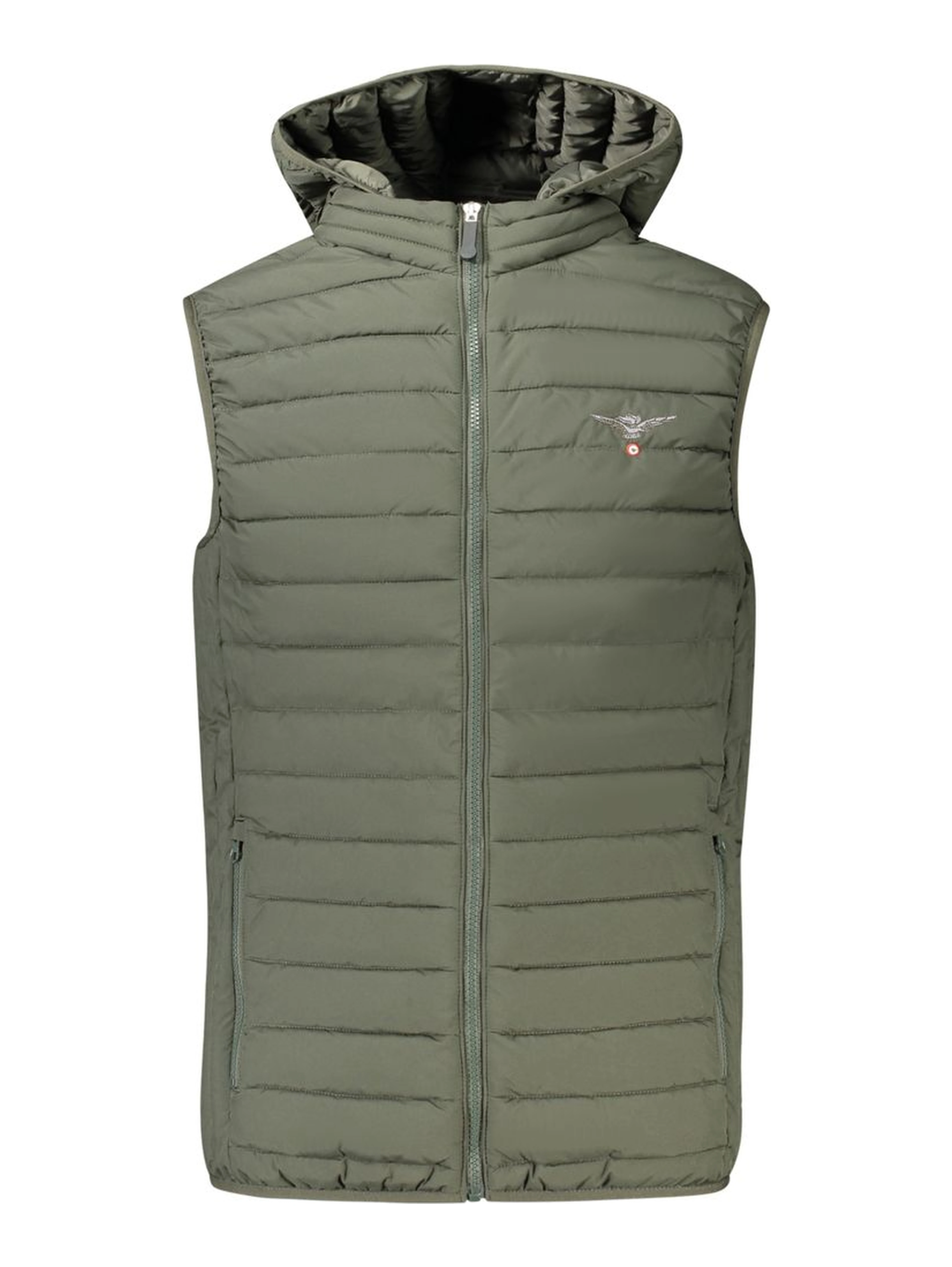 Green Polyester Men's Jacket
