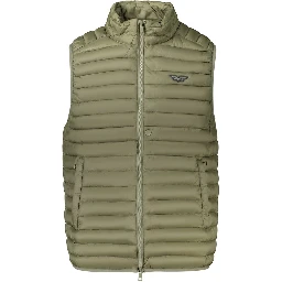 Green Polyamide Men's Jacket